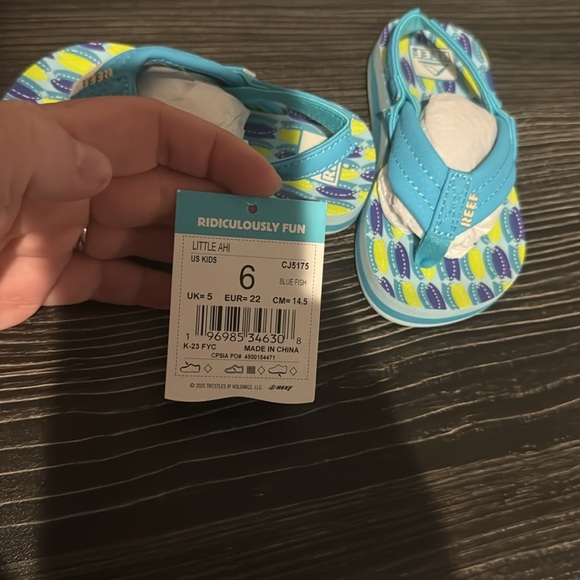 Reef Blue Sandals for Comfort and Style size 6 baby - Picture 3 of 4